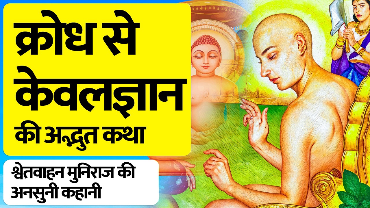 क्रोध से कैसे हुआ केवल ज्ञान - श्वेतवाहन जैन मुनि की अद्भुत कहानी - Story of Shwetvahan Muni - Karma