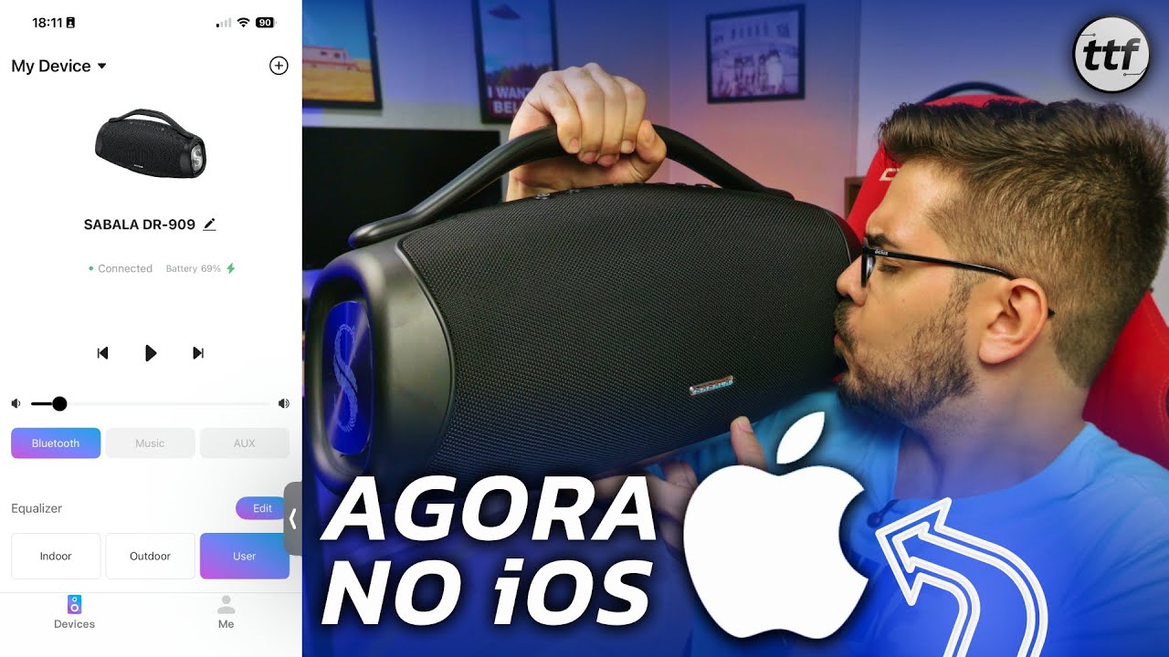 Maçã SABALÍSTICA! - Aplicativo SABALA Lançado no IOS (Apple) - Testando na DR-909 (Review)