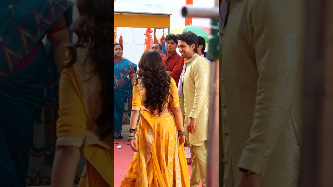 Prem Leela Behind the scenes Akash Ahuja and Saachi Tiwari Cute Bond #premleela #dangaltv