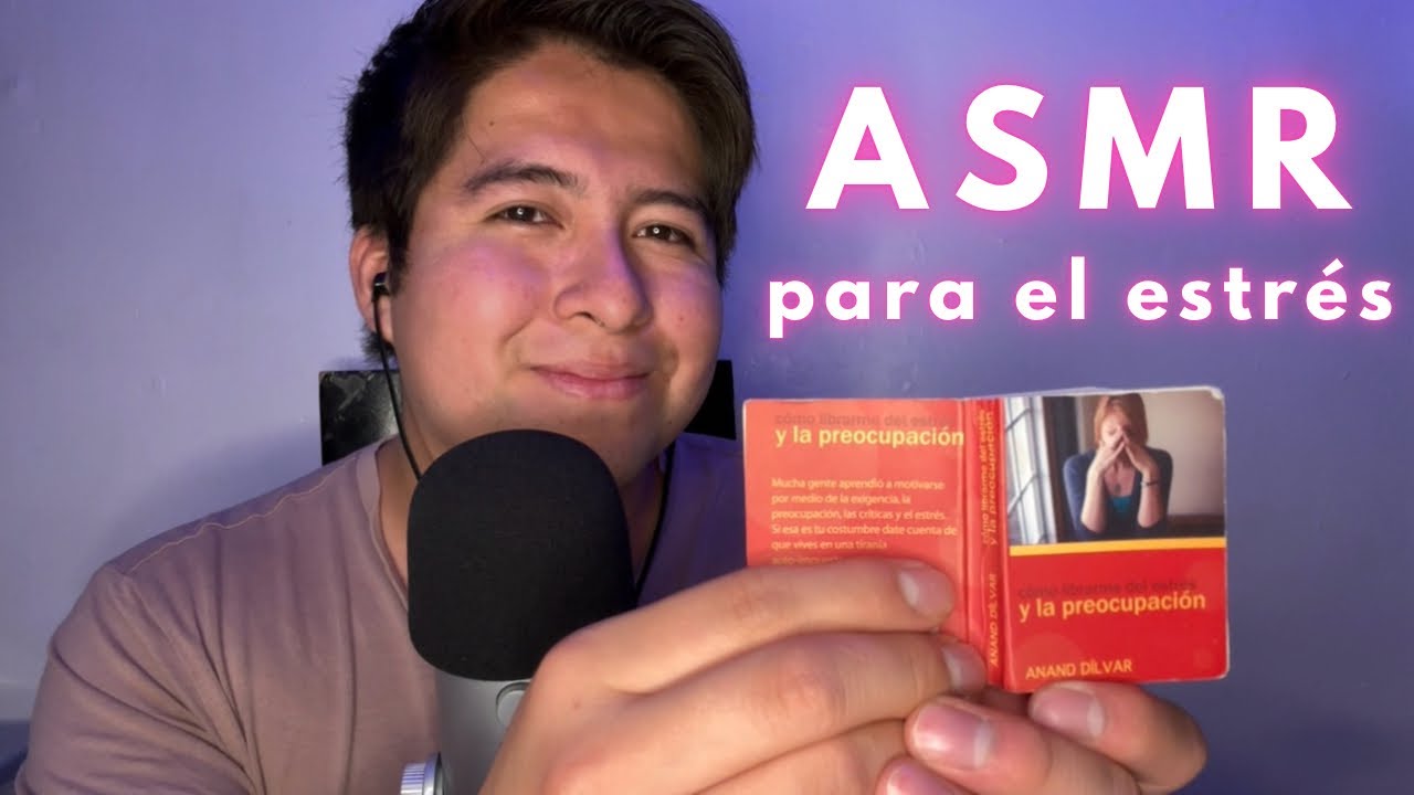 asmr leyendo un librito de consejos para el estrés - parte 2📕