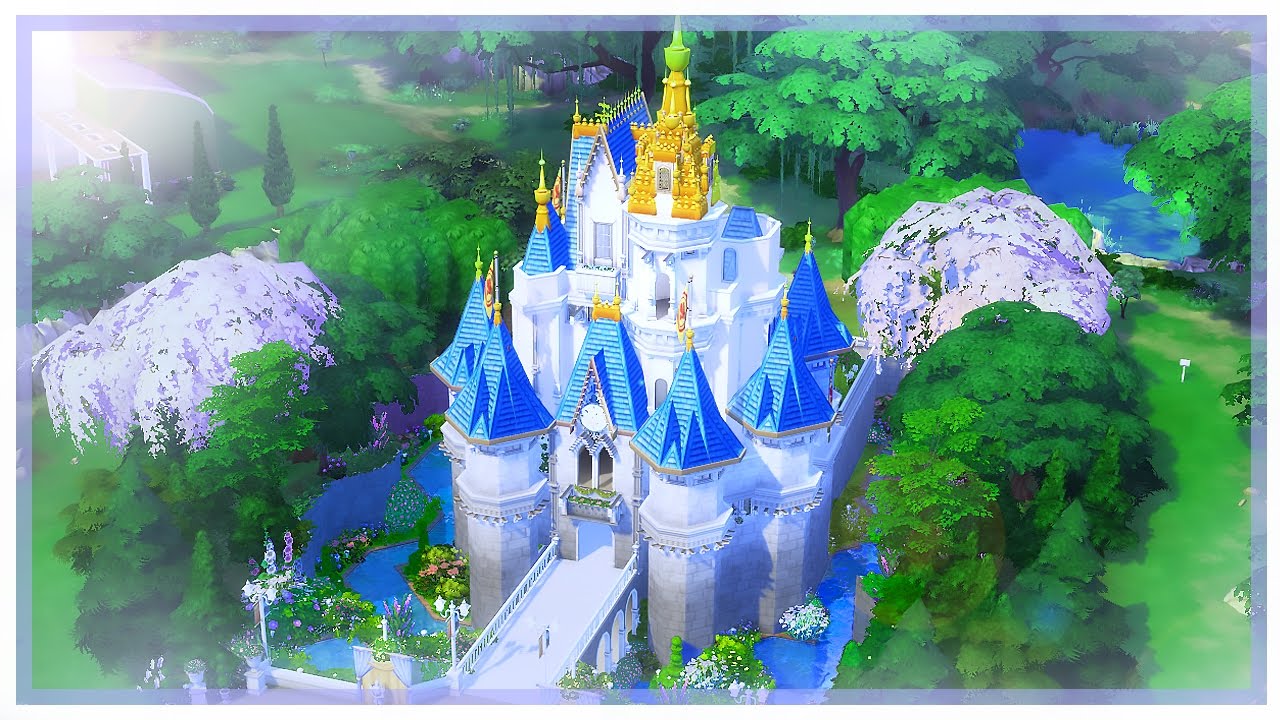 Building CINDERELLA'S CASTLE l The Sims 4