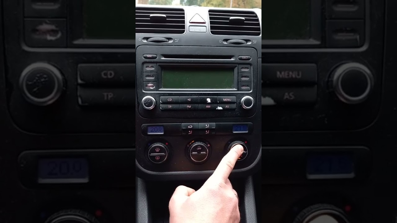 Volkswagen golf 5 управление климатом.