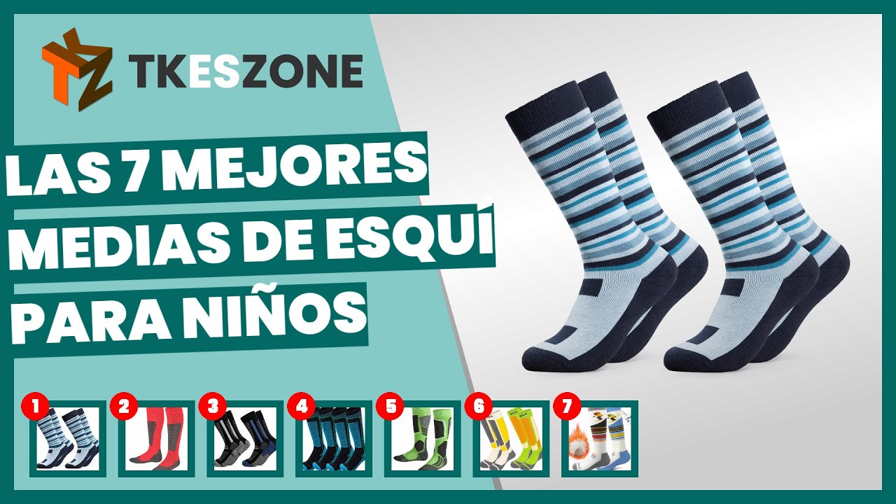 Las 7 mejores medias de esquí para niños