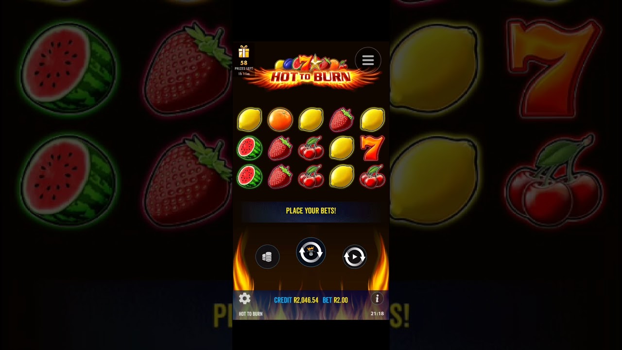 Hot to burn 🔥777 play game live spin 120😍 win$ money 💰