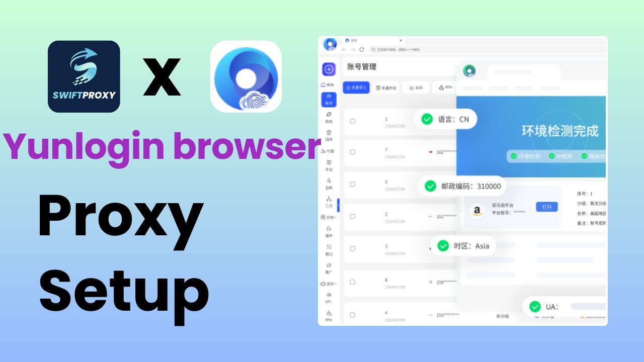 Yunlogin browser configuration Swiftproxy residential proxy tutorial | Easily unblock global content