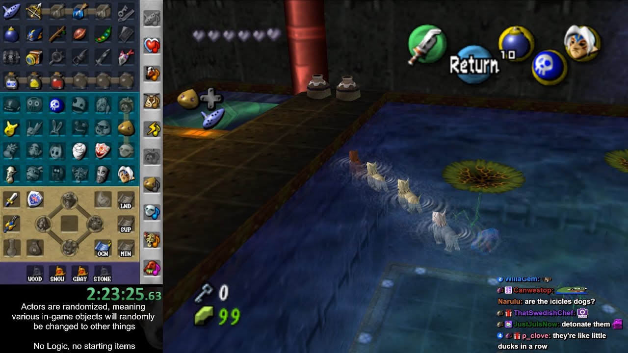 Majora's Mask No Logic Randomizer with actors randomized