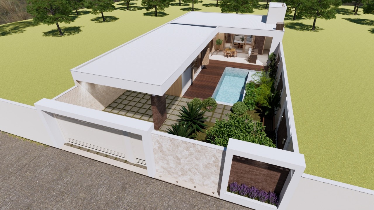 Surpreenda-se com essa Casa em L com 2 Quartos  - Moderna e Aconchegante .C&oacute;d329A