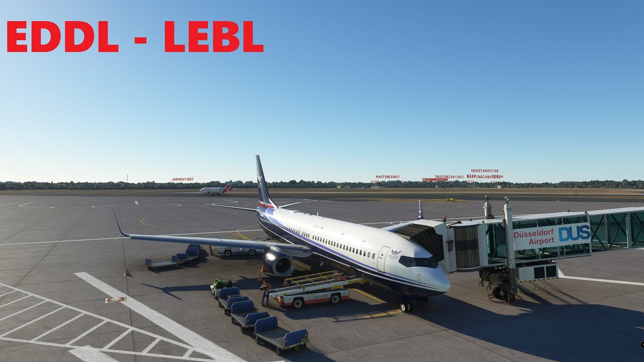 BOEING 739ER (4K) | EDDL - LEBL