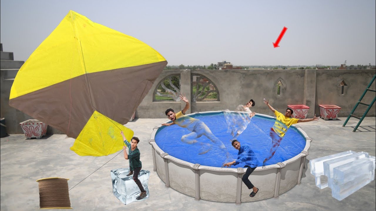 Kite Flying & Ice Challenge | Kite
