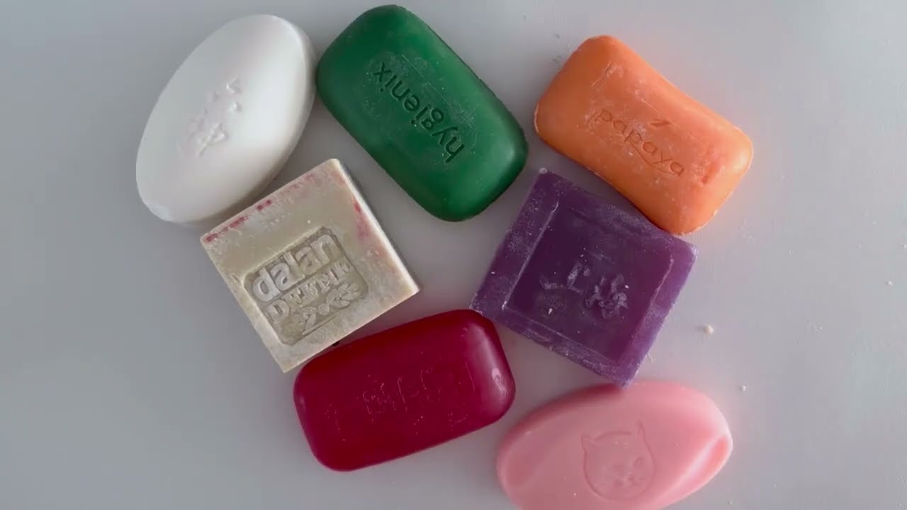 Oddly Satisfying Soap Carving | Crunchy Soap Cutting | No Talking ASMR #soap