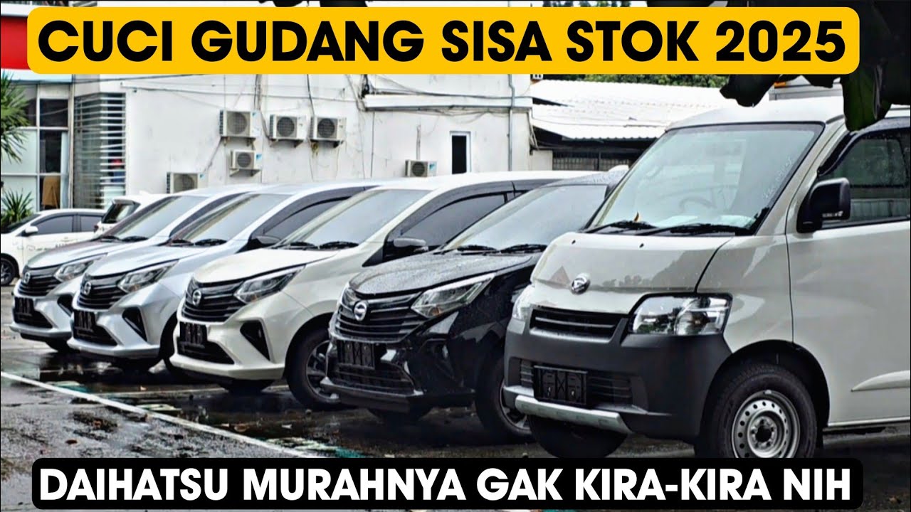 DAIHATSU CUCI GUDANG !! Sisa Stok 2025 Terios dan Sigra Murahnya Gak Kira-kira nih Ges