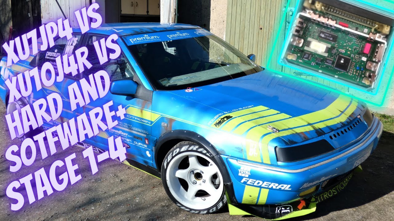 Citroen Xantia 1,8i 16V XU7JP4 vs XU10J4R software and hardware tuning stage 1-4