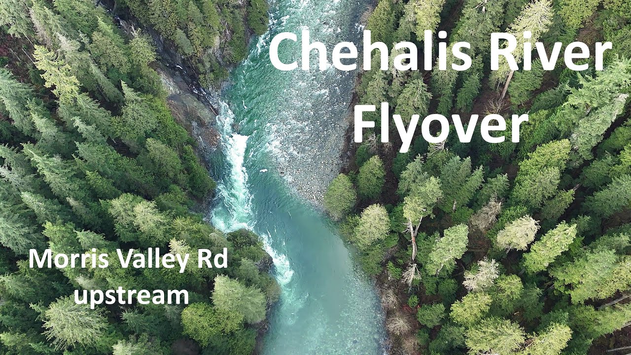 Chehalis River Flyover - upstream of Morris Valley Rd