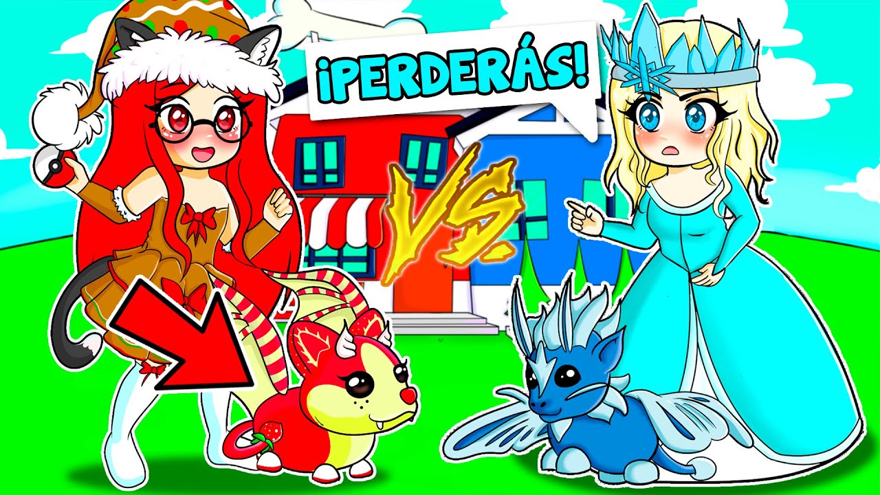 HICE BATALLA DE MASCOTAS *CONTRA* LA REINA DEL HIELO *SOLO* con PETS DE NAVIDAD en ADOPT ME ROBLOX😱