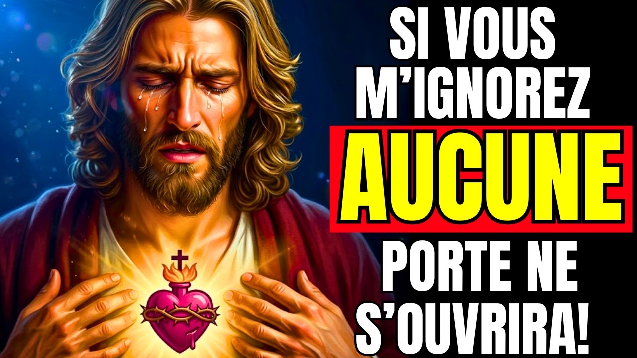 JÉSUS T’IMPLORE ! POURQUOI ES-TU EN TRAIN DE ME FUIR ?MESSAGE DE DIEU / MESSAGE DES ANGES MAINTENANT