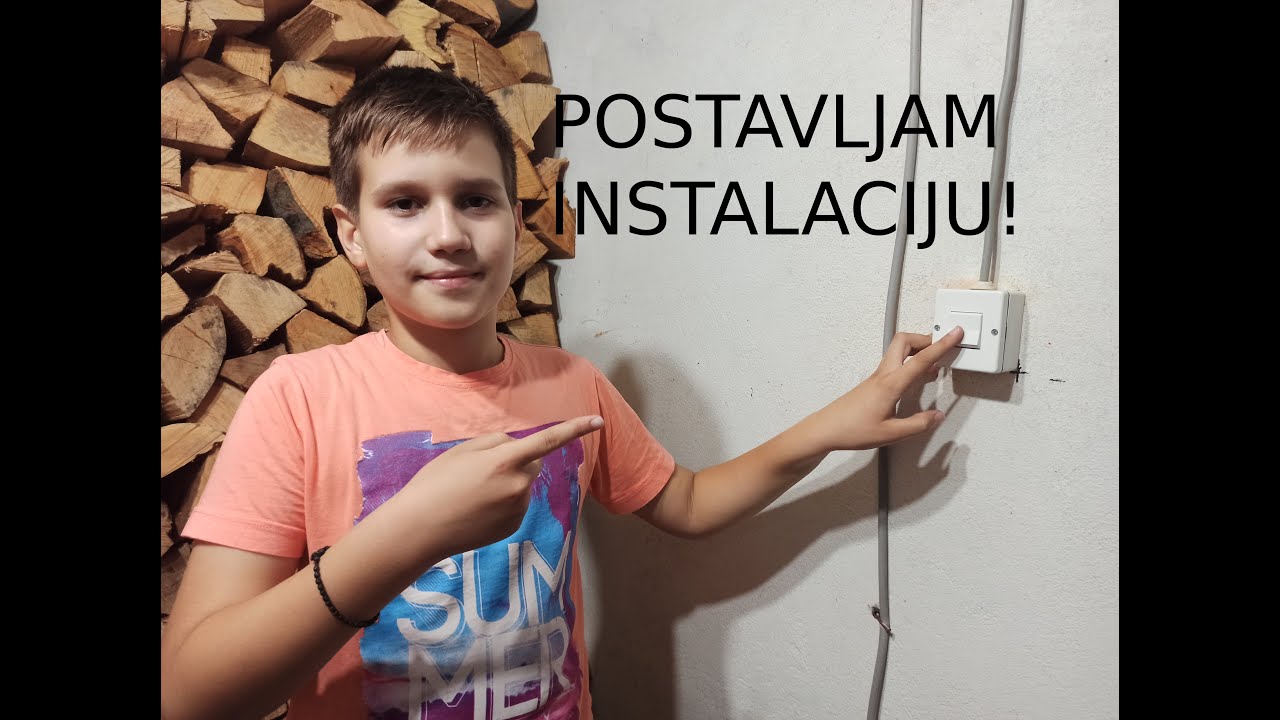 Kako postaviti prekidač, sijalicu i utičnicu