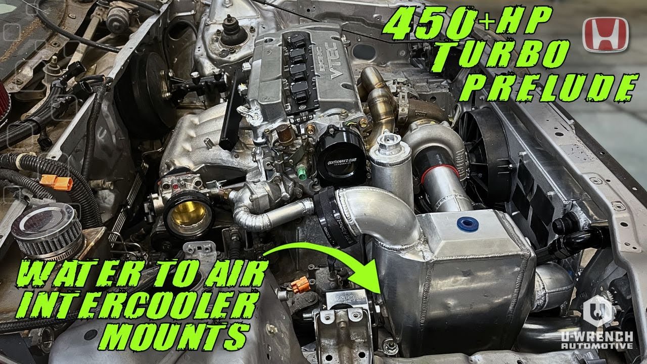 Honda Prelude 1998 года | Изготовление индивидуальных креплений интеркулера