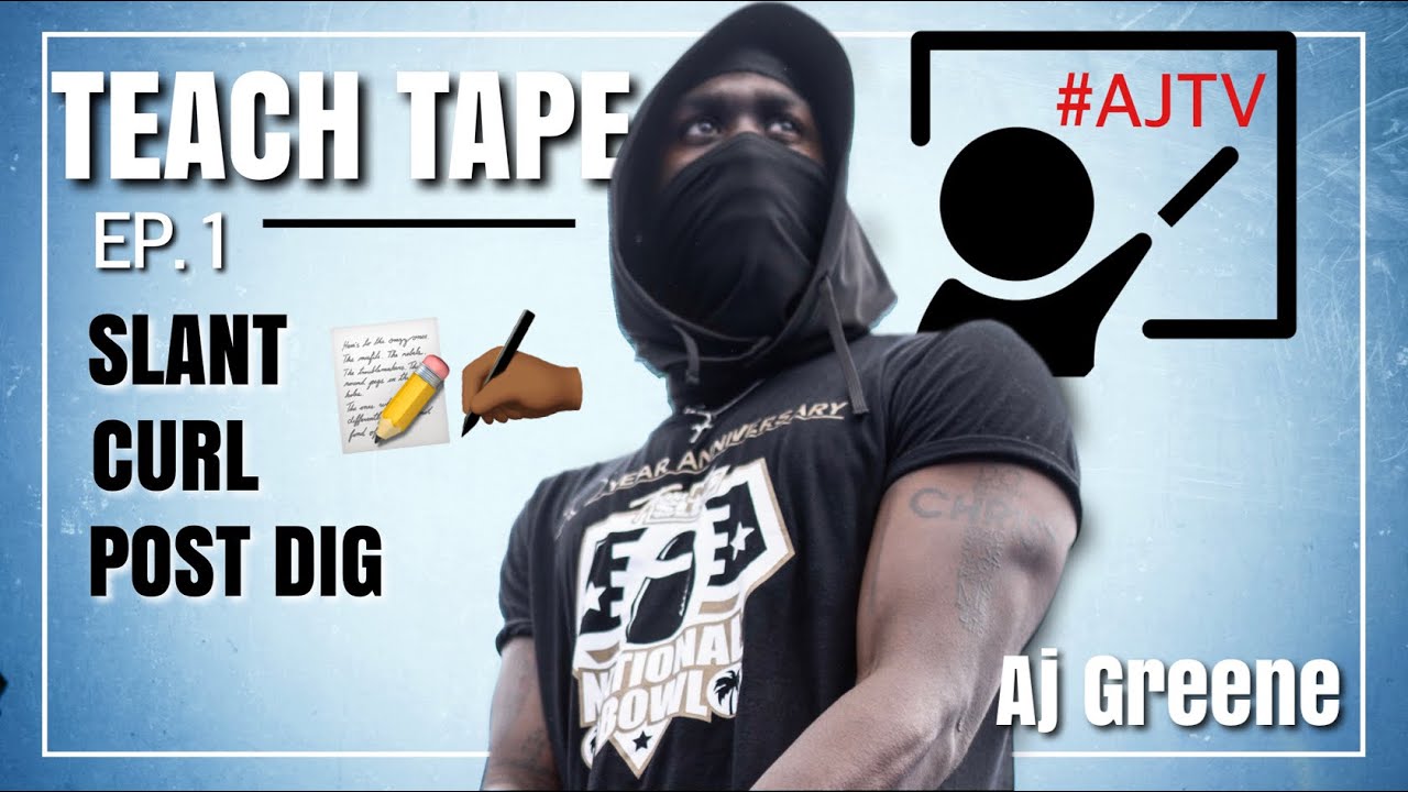 ROUTE RUNNING TEACH TAPE (SLANT, CURL, POST DIG)