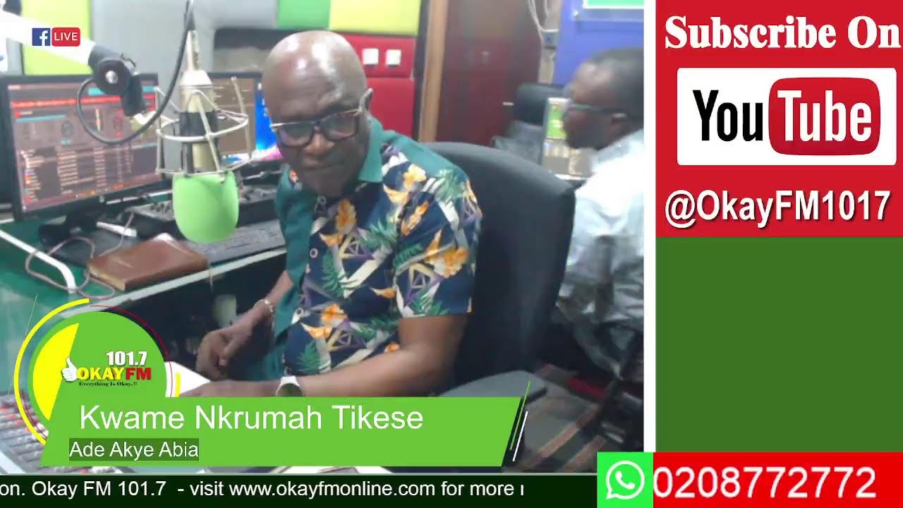 Ade Akye Abia With Kwame Nkrumah Tikese  On Okay 101.7 Fm (09/03/2026)