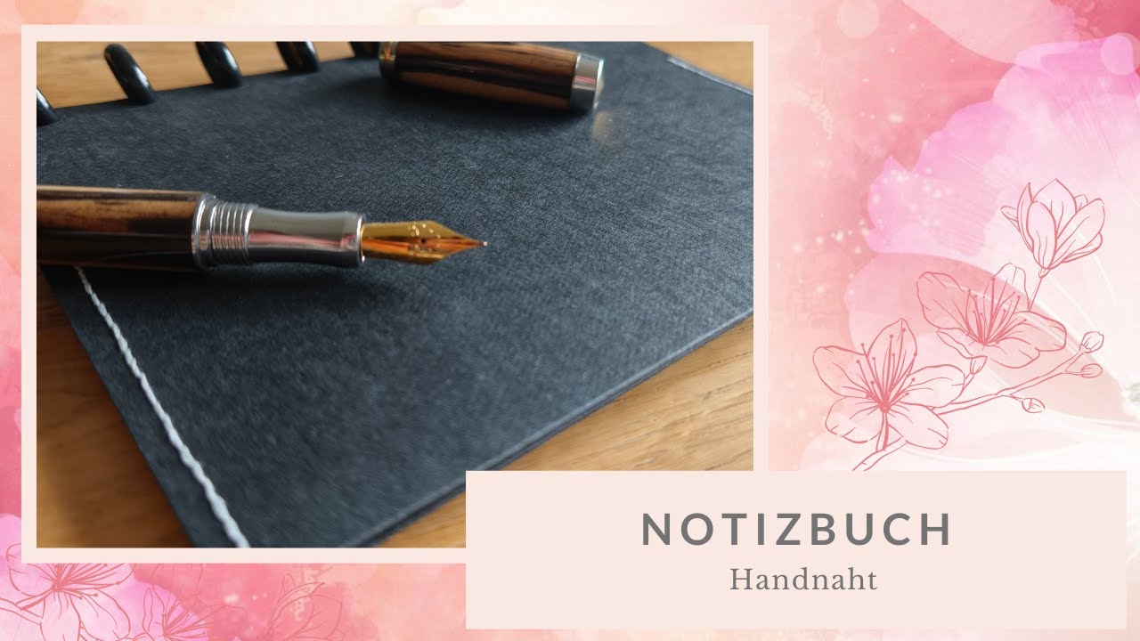 DIY Notizbuch aus SnapPap mit Handnaht im Kontrast