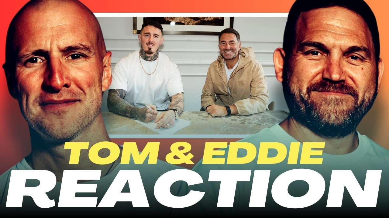TOM ASPINALL signs with EDDIE HEARN! REACTION