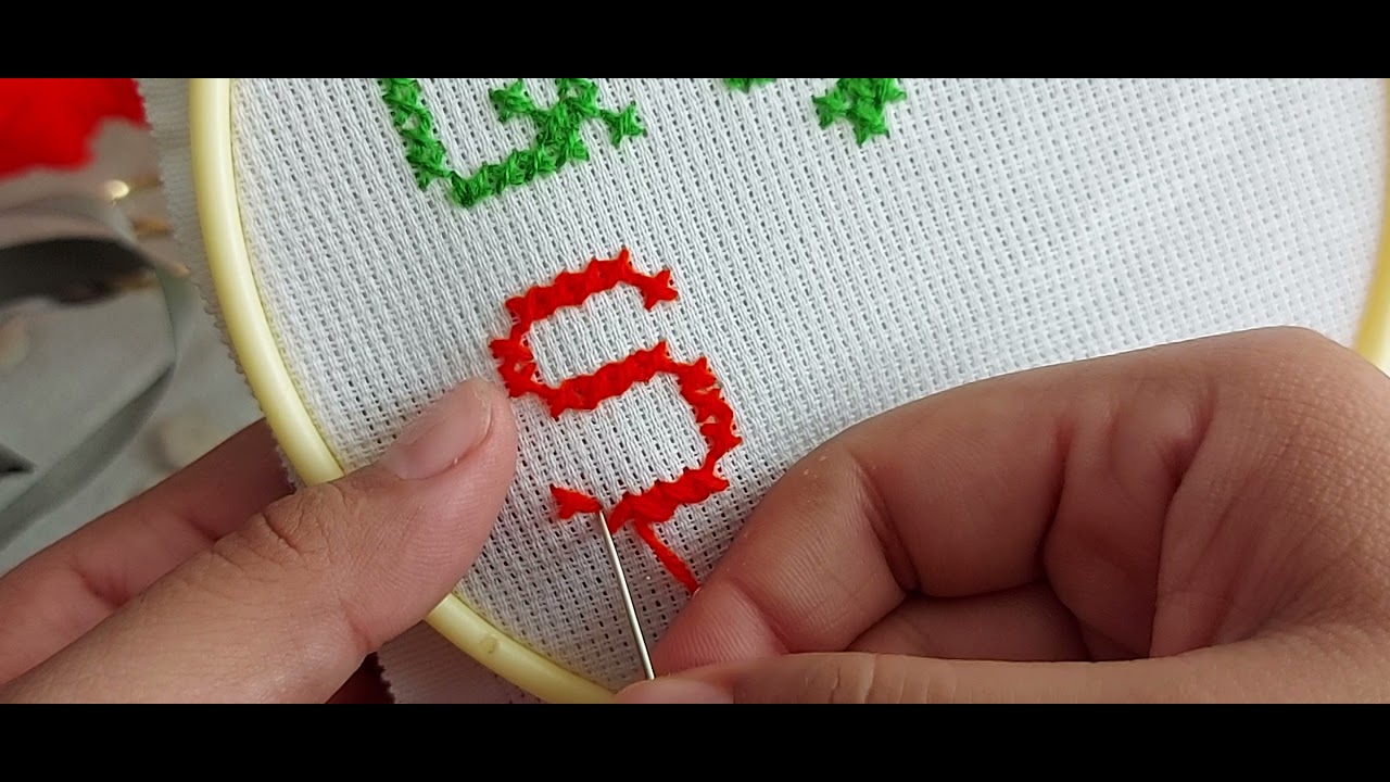 Abcdario en punto de cruz ❌ letra Ss para principiantes 🦁🦁🦁