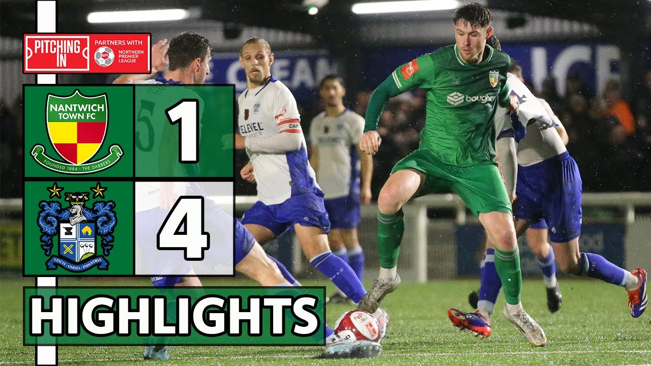 HIGHLIGHTS | Nantwich Town 1-4 Bury FC | PitchingIn NPL West | 11/11/25