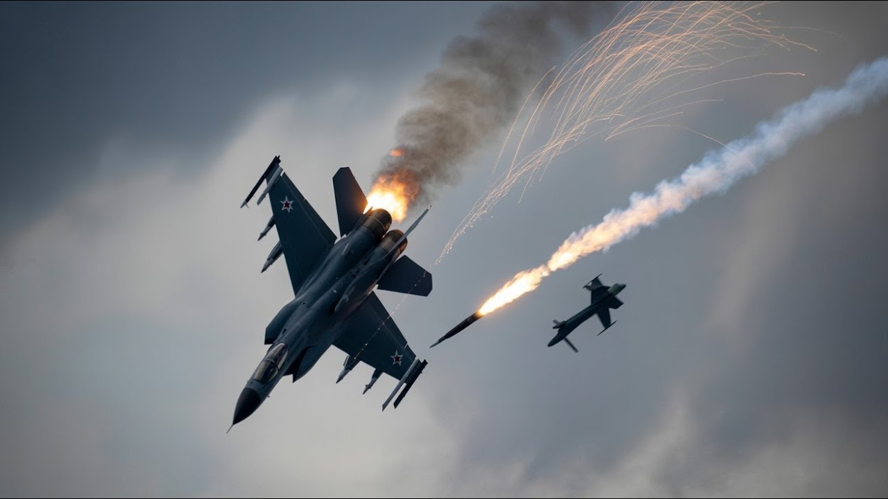 15 minutes ago! the first time the russian air force brutally shot down 4 US F-18s see what happened