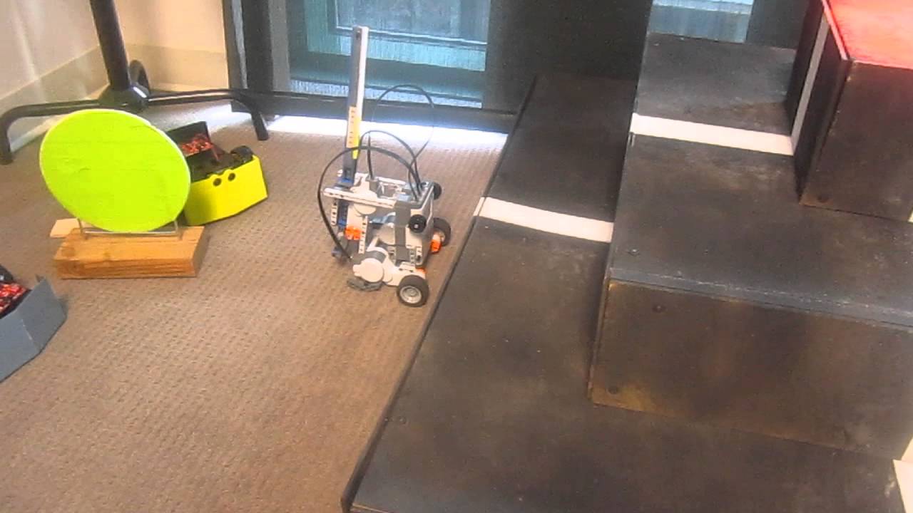 Stair climbing Lego robot - falls over