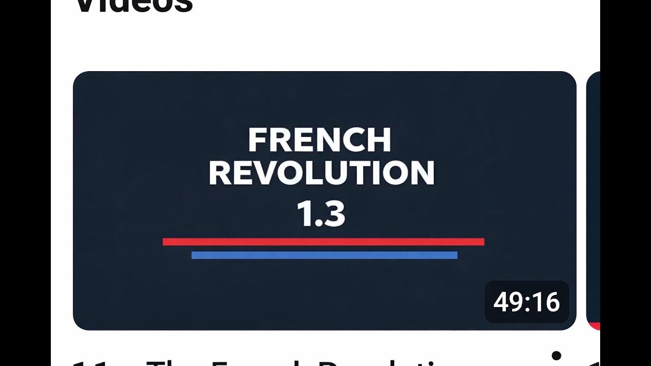 1.1 (Final) – The French Revolution (A levels History)