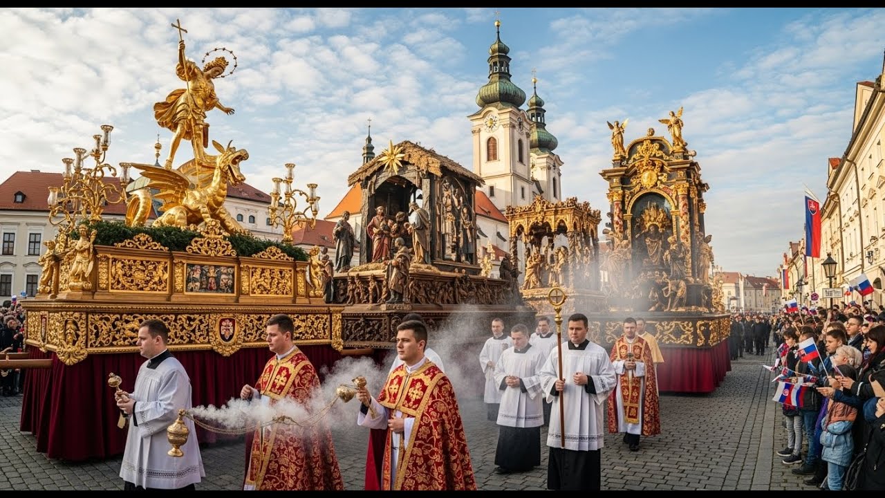 Slovakia Cultural Experience (4K) | Sacred Procession, Baroque Faith & Old Town Festival