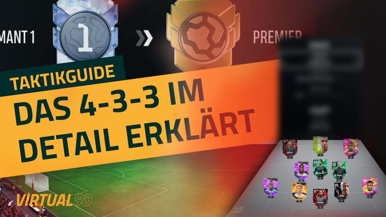 SO EFFEKTIV ist das 4-3-3 in UFL – MEINE TAKTIK für die PREMIER DIVISION im Detail!