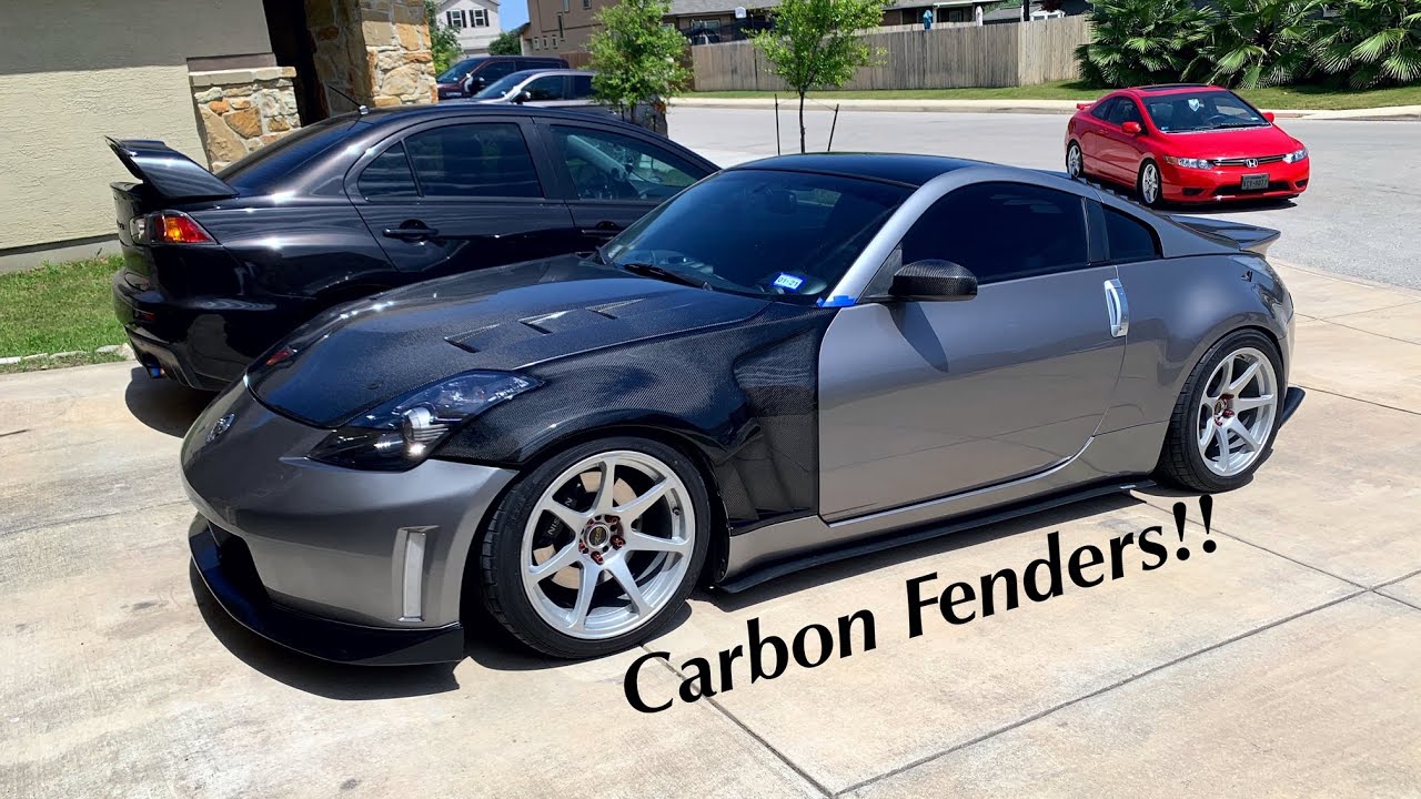350Z CARBON FIBER FENDERS