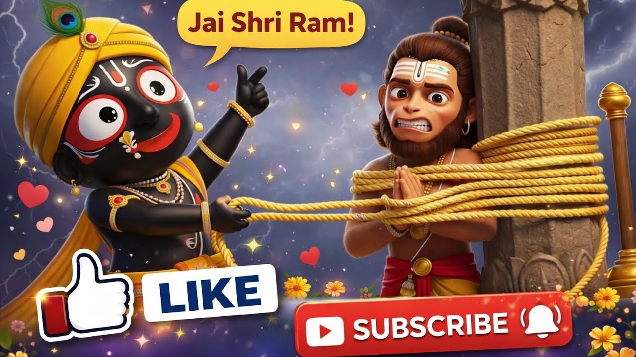 जब स्वयं जगन्नाथ जी ने हनुमान जी को बाँध दिया 😲 | भक्ति बनाम अहंकार | अद्भुत कथा #popular video
