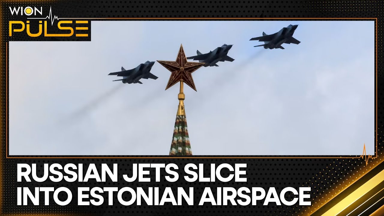 Russian Mig-31 Fighters Breach NATO Airspace Over Estonia | WION Pulse