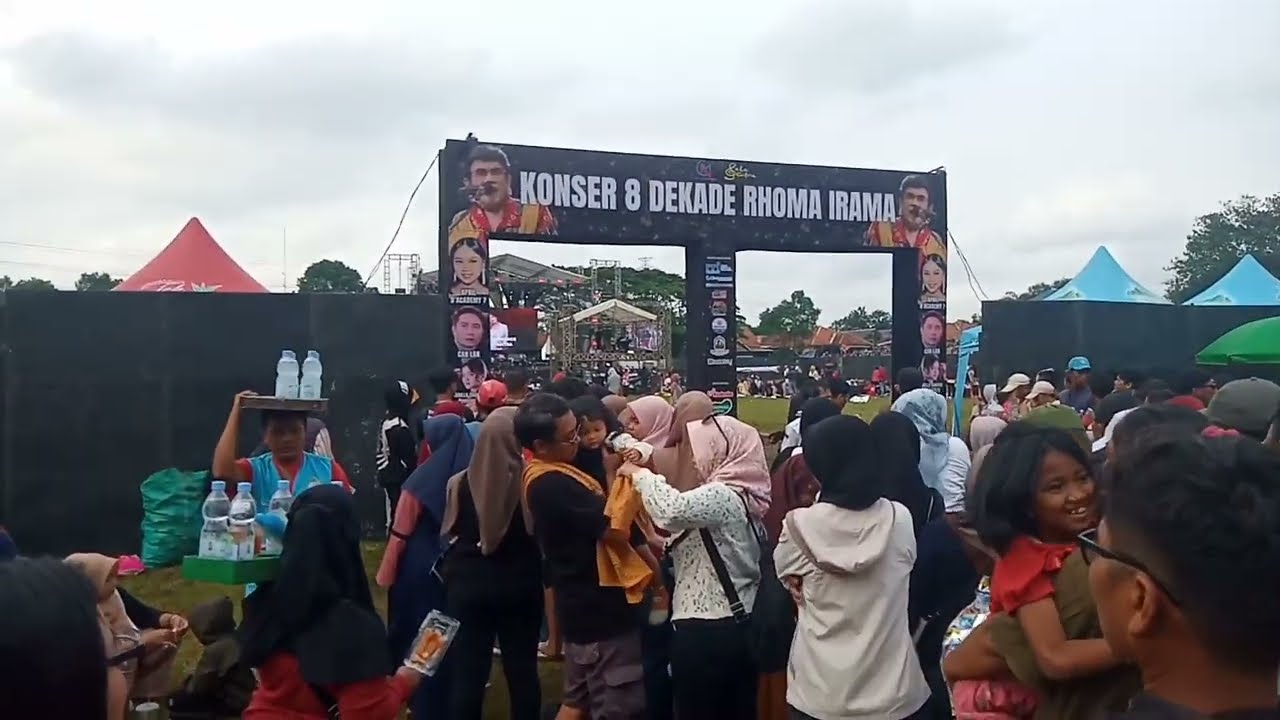 Situasi Jelang Konser 8 Dekade H.Rhoma Irama featuring Dede April DA7 Cirebon