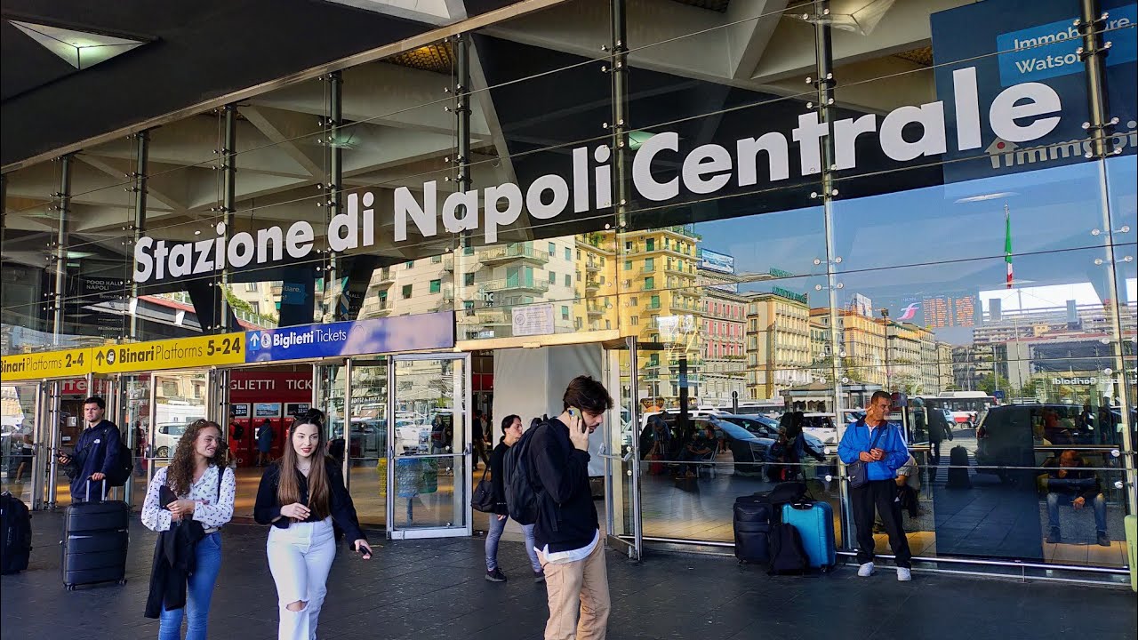 【イタリア鉄道フレッチャロッサ】ローマ→ナポリ「高速鉄道フレッチャロッサで快適移動！」2022年10月  イタリア ローマテルミニ駅 ナポリ中央駅  イタリア旅行 仮想旅行 Itala Napli