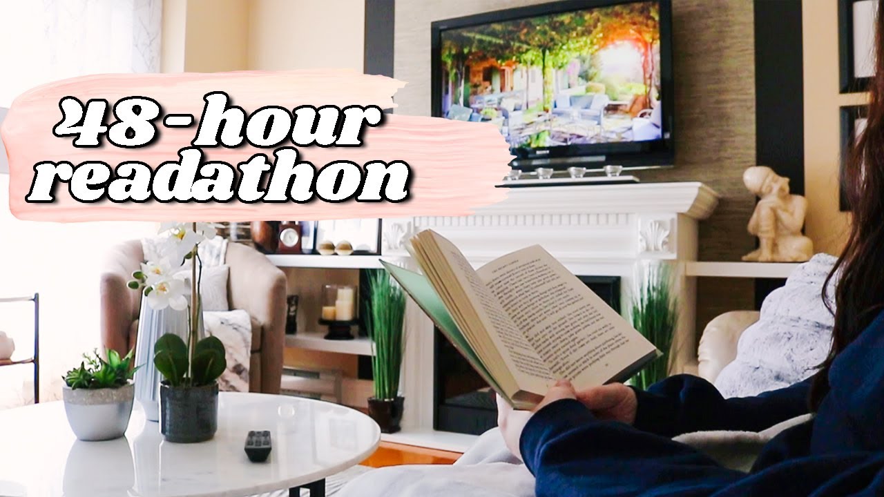 I READ 5 BOOKS IN 48 HOURS 📚 48-hour readathon vlog
