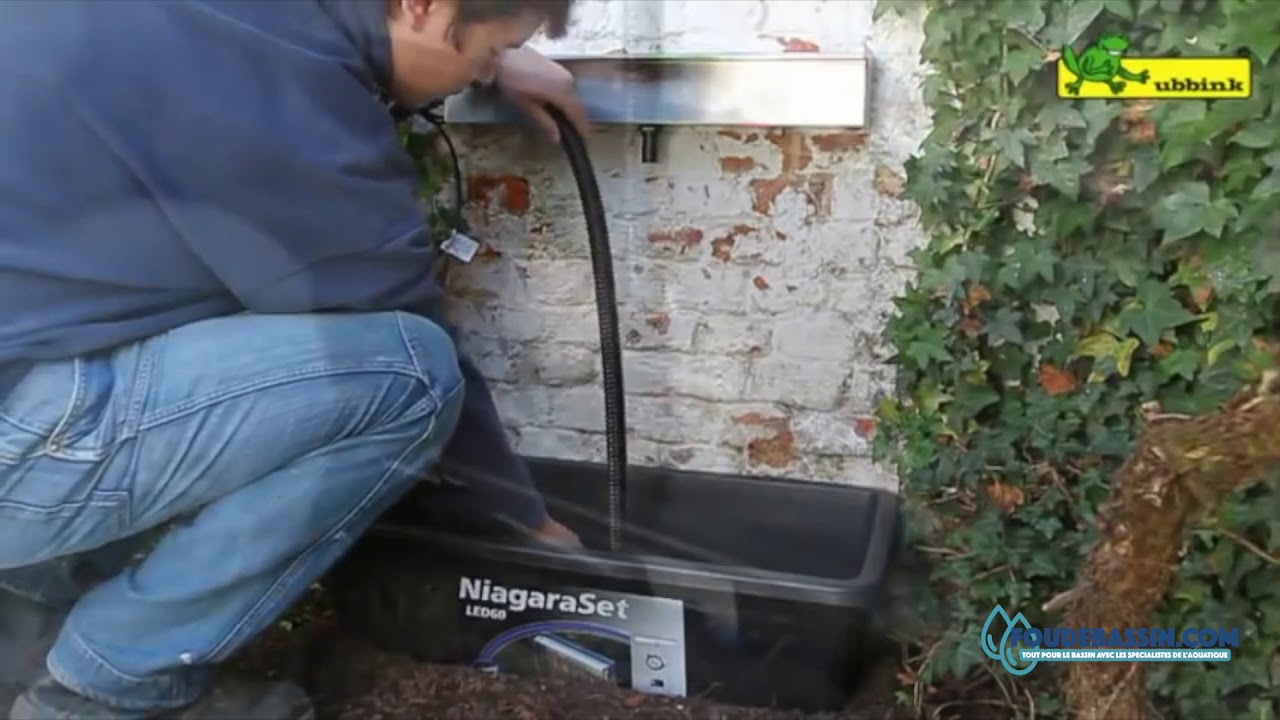 Comment placer une lame d'eau en inox avec le kit NIAGARA de chez UBBINK. Un bon kit à acheter.