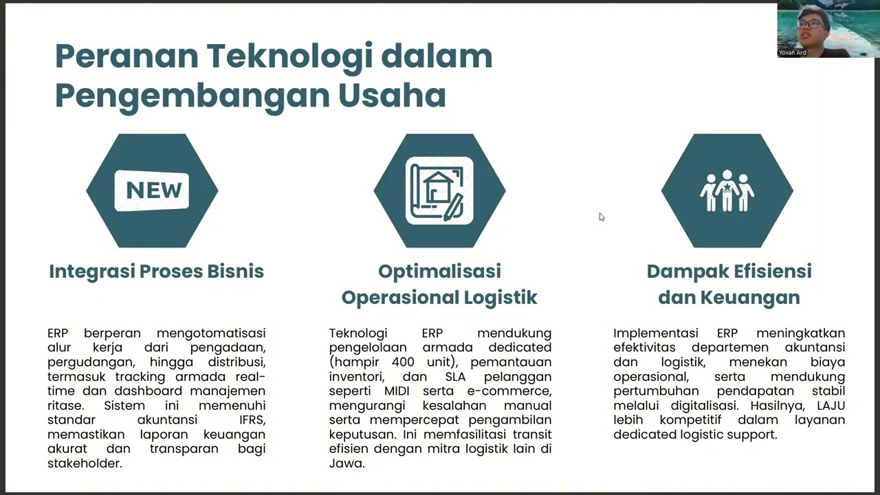 Digital Innovative Entrepreneurship - perusahaan logistik laju