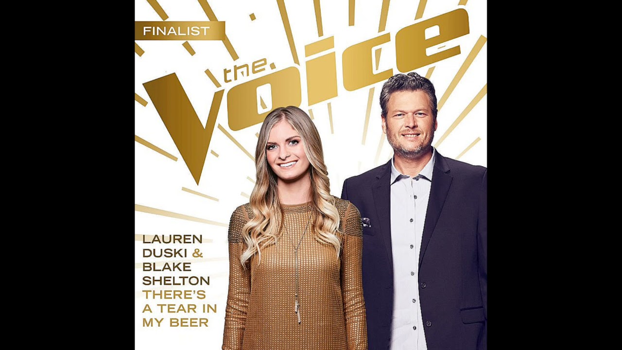 Lauren Duski & Blake Shelton | There's A Tear In My Beer | Studio Version | The Voice 12