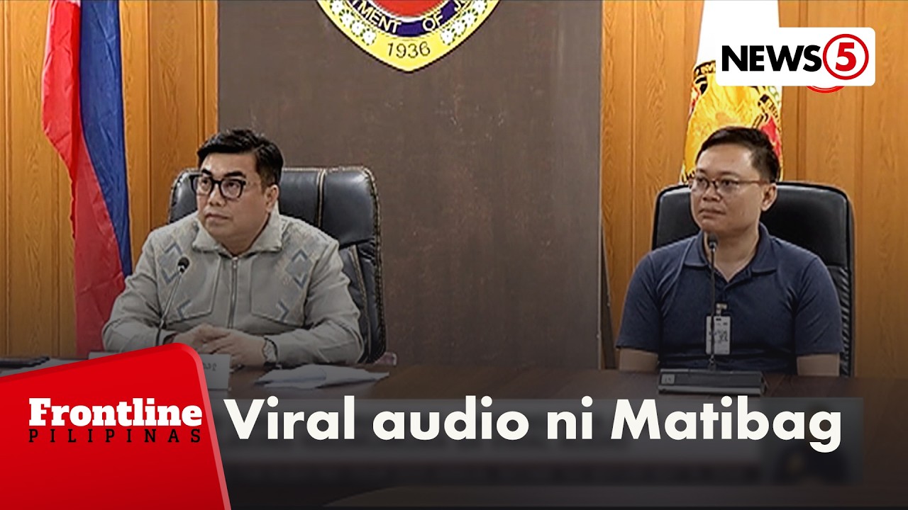 NBI Director Matibag, inaming siya ang lalaking nagmumura sa viral audio | Frontline Pilipinas
