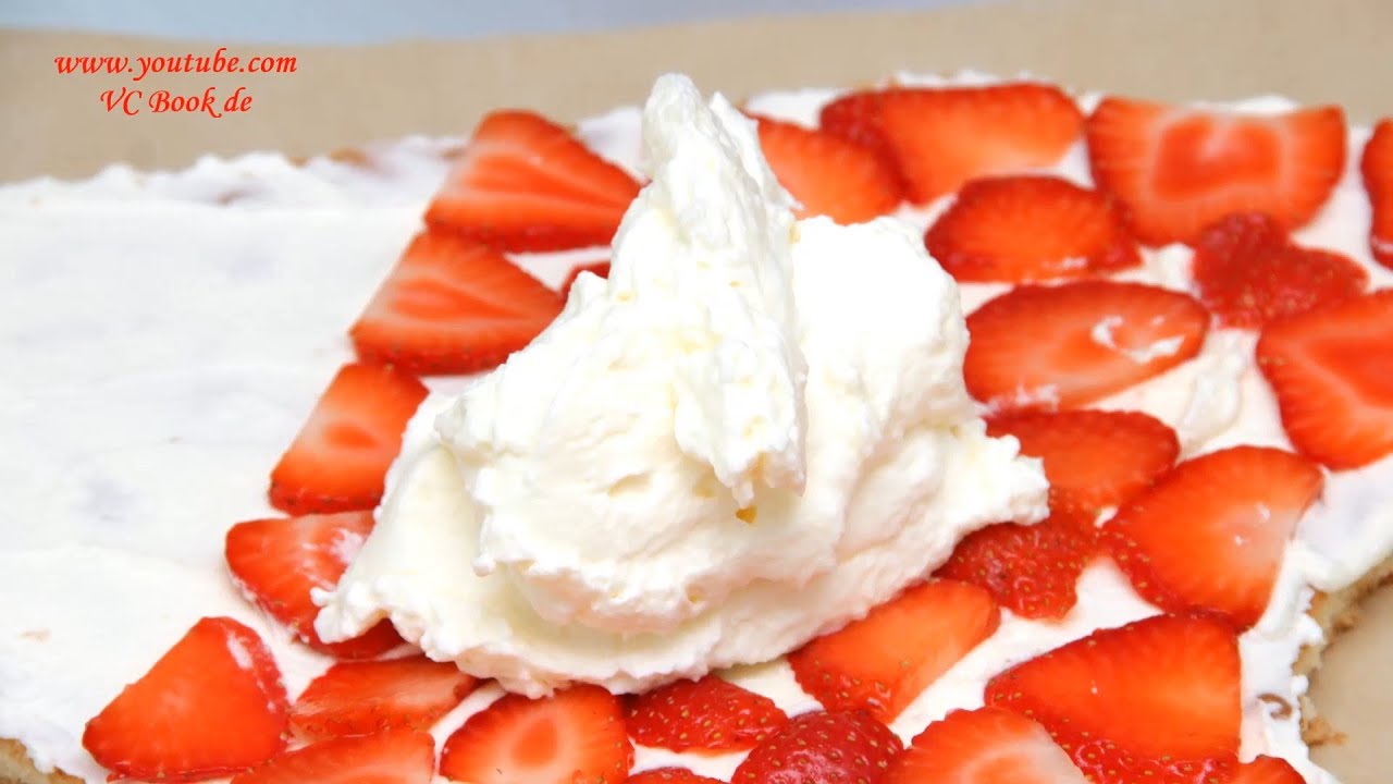 5-minuten Tortencreme / Sahnecremef&uuml;llung f&uuml;r Torte / Sahnecreme / Tortenf&uuml;llung