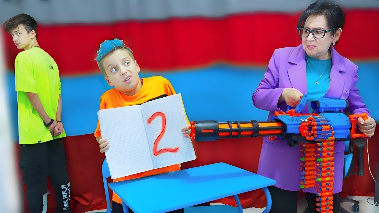 Zły nauczyciel VS Artur i Dawid 😈 Gdzie podział się Dawid? | Boys and Toys Polish