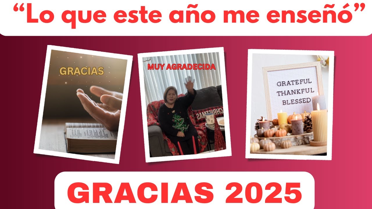 “Gracias por este año… lo que aprendí y lo que viene”