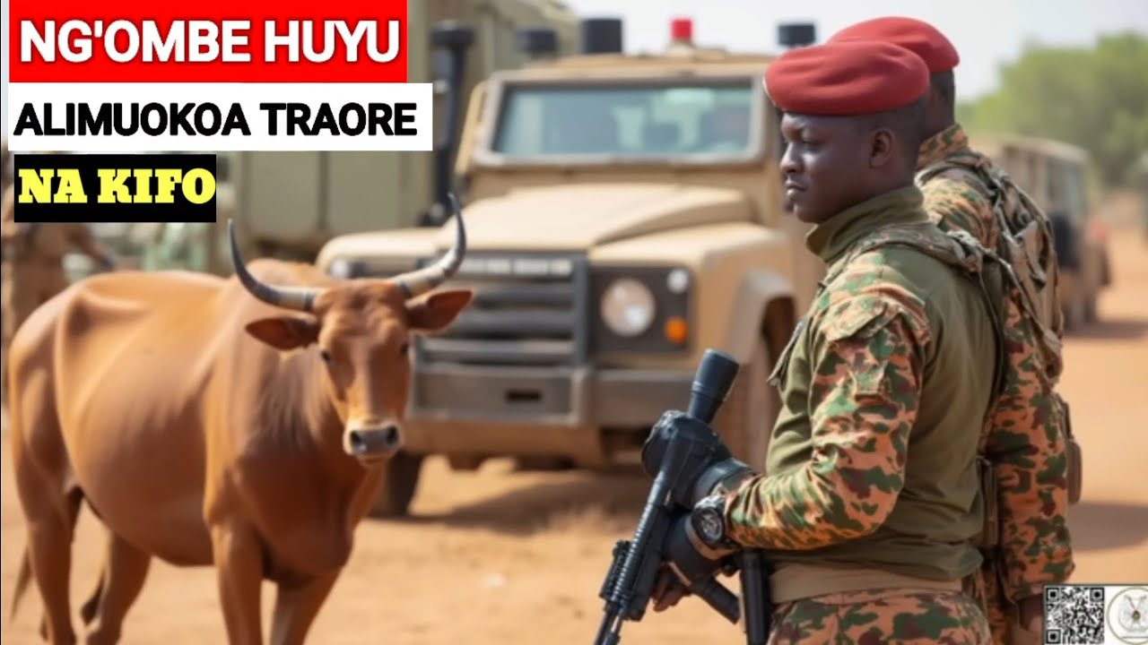 NG'OMBE ALIOKOA MAISHA YA RAIS TRAORE ALISIMAMA KATI KATI YA BARABARA