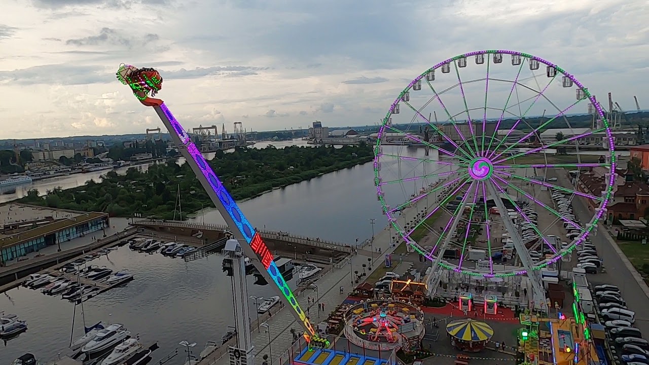 Freefall Extreme (Boos) On ride 1 - Szczecin - Holiday Park 2021
