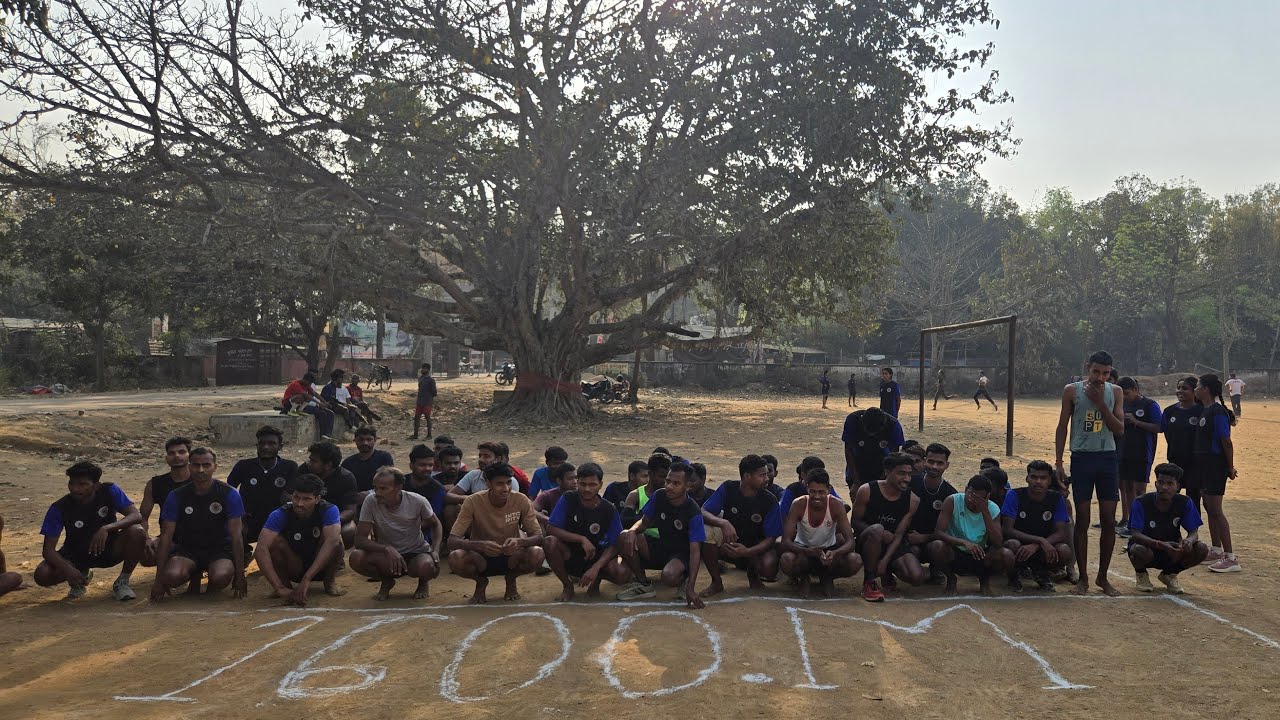 PARMANU DEFENCE ACADEMY GODDA  1600M RUNNING TEST LIVE