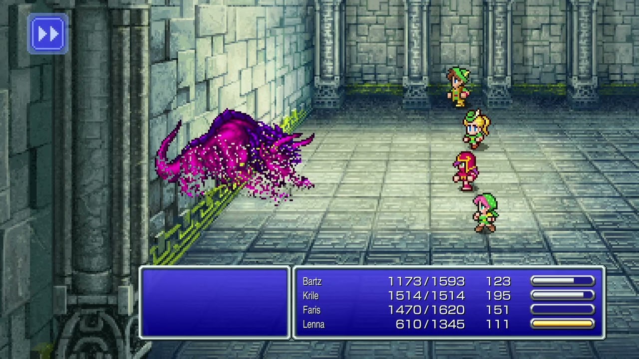 Phoenix Tower - the Dawn Warriors- extended scenes from FFV Pixel Remastered