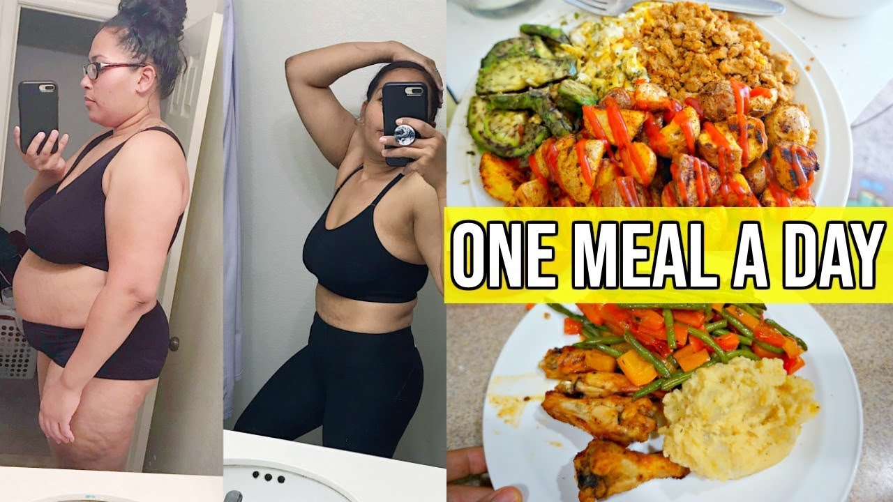 EATING ONE MEAL A DAY (OMAD) FOR A WEEK / INTERMITTENT FASTING FOR WEIGHTLOSS